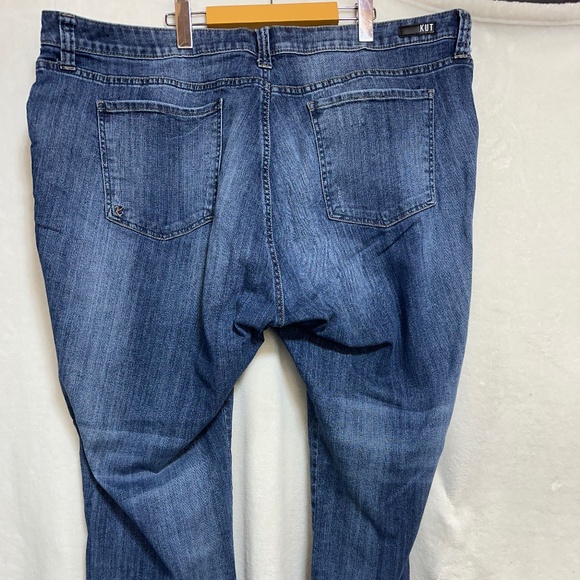 Kut From The Cloth Women's Jeans 24W Dark Blue Catherine Boyfriend - Picture 4 of 10